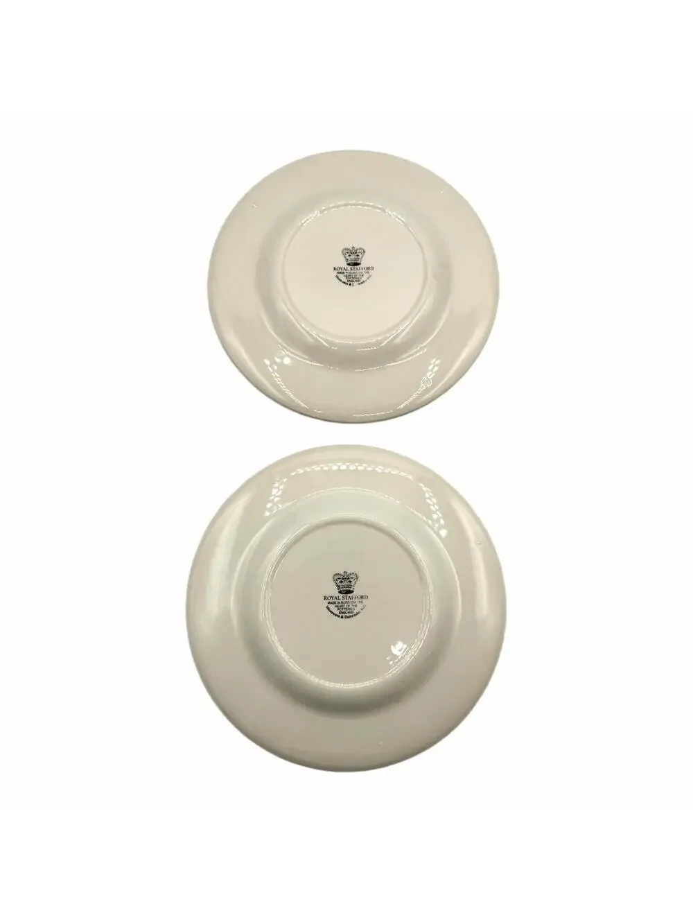 Set of 2 Royal Stafford Hedgerow Wildflowers Earthenware 8.5” Salad Plates